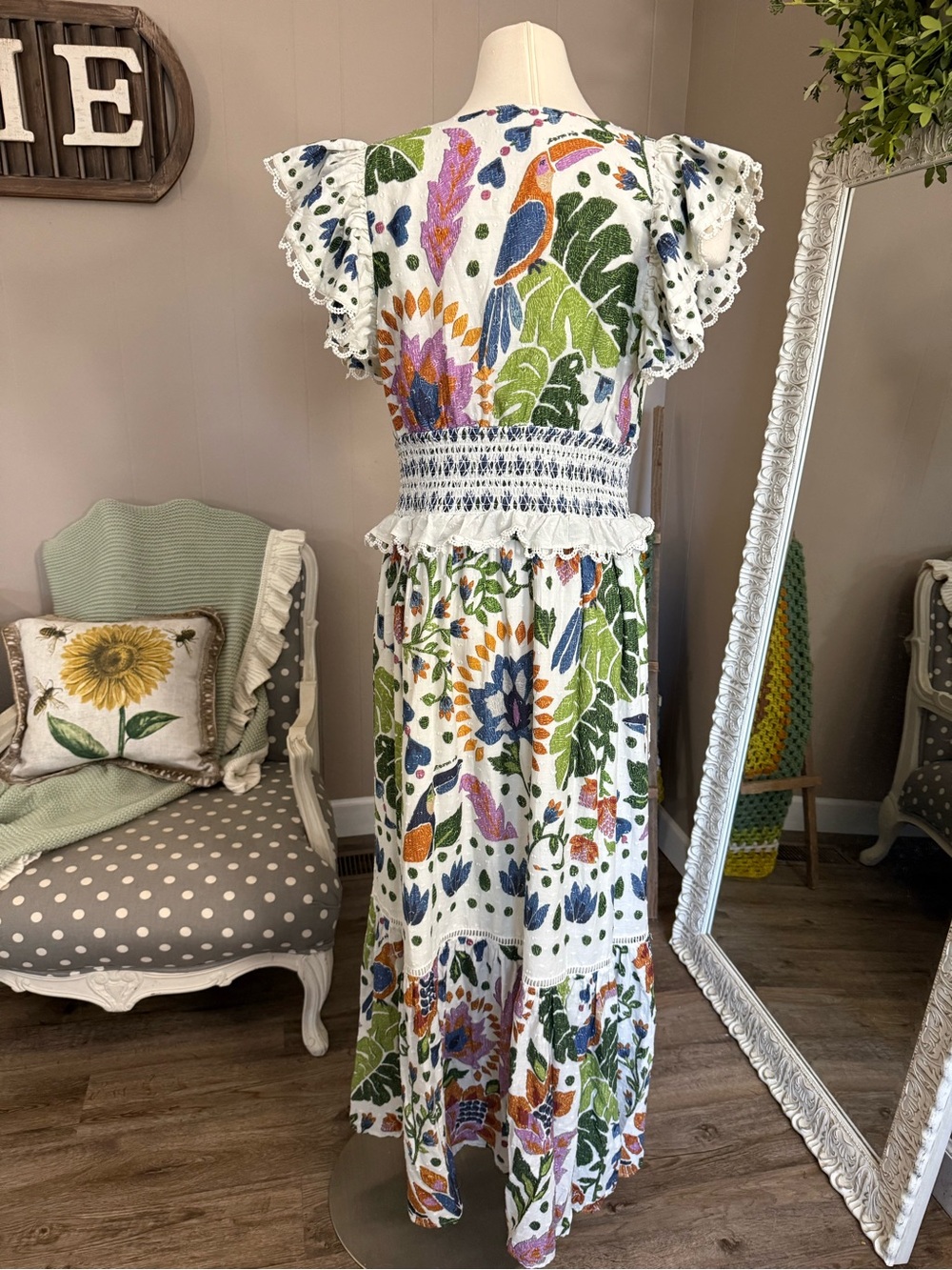 Farm Rio • Summer Garden Maxi Dress - Picture 15 of 16